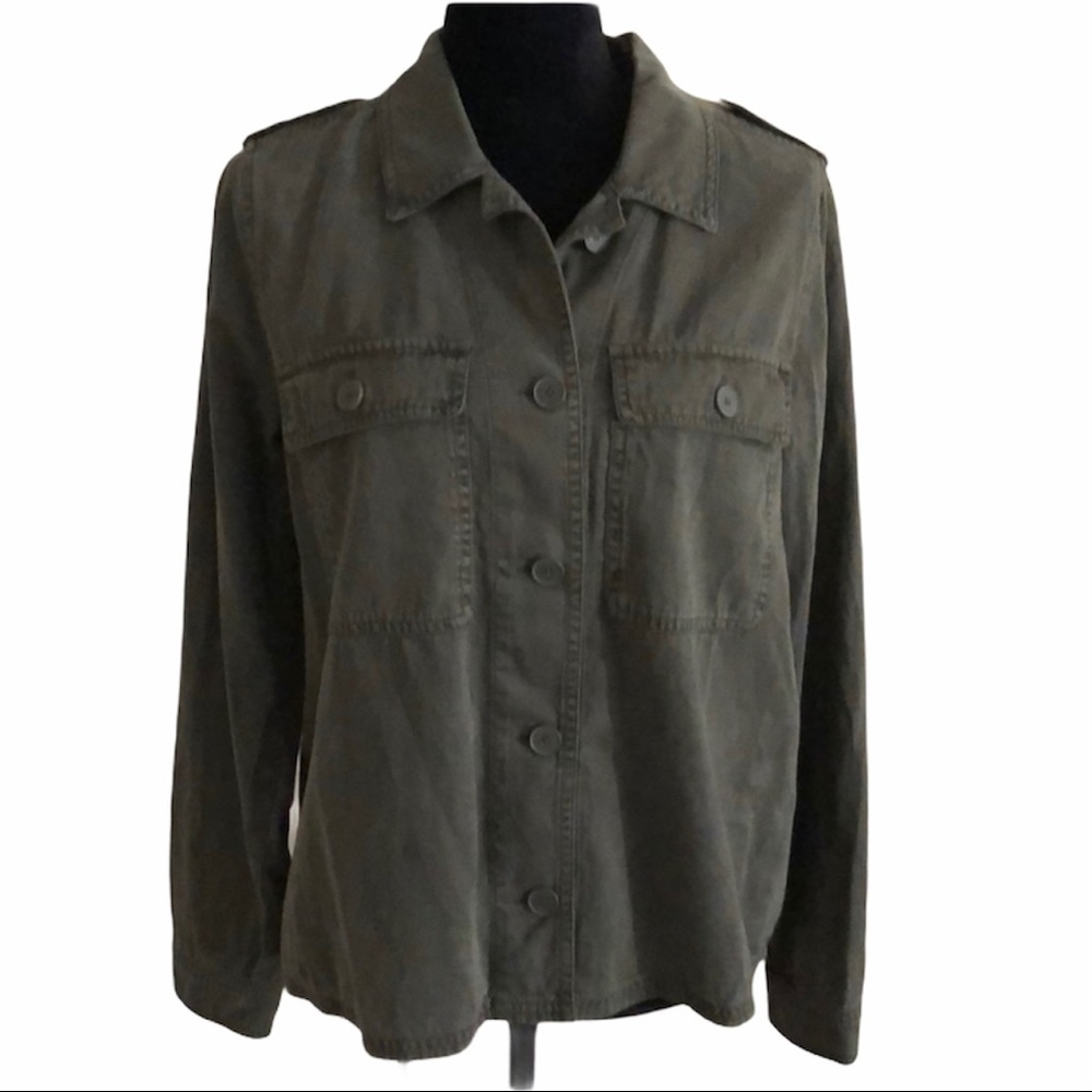 Lucky Brand Boxy Lightweight Utility Jacket / Shacket Size Medium